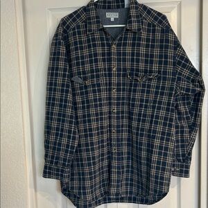 Baxter 100% Cotton Blue Plaid Flannel